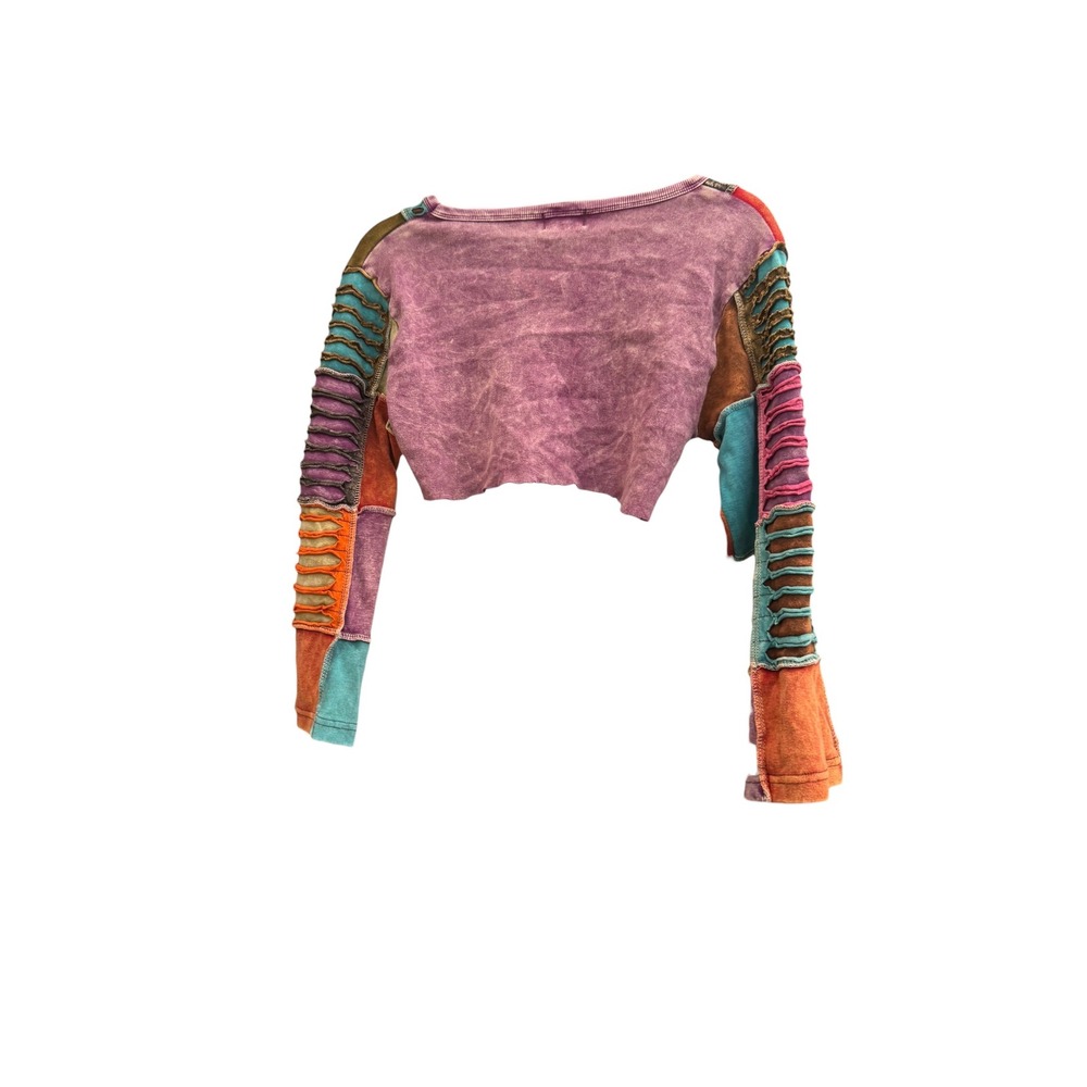 Rising International Patchwork Multi-Color Long S… - image 11